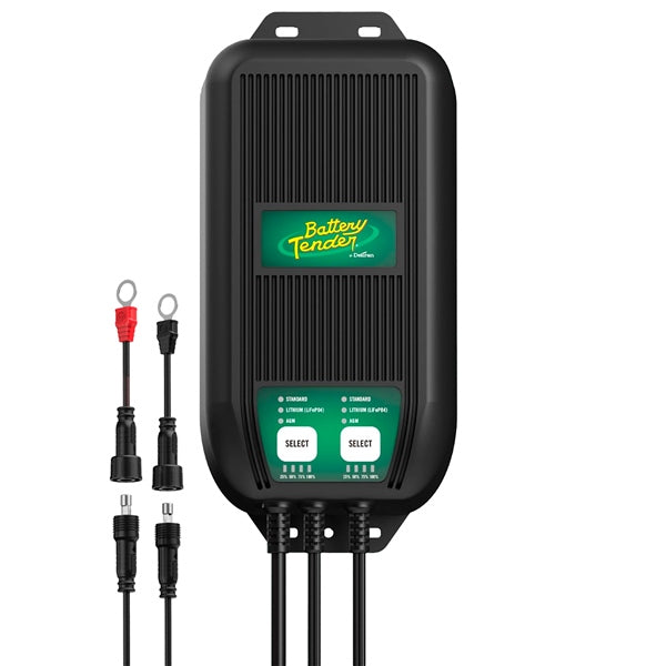 BatteryTender Battery Charger Marine 2 Bank 20A